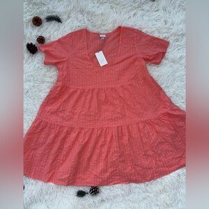 A New Day dress, size L, coral color.